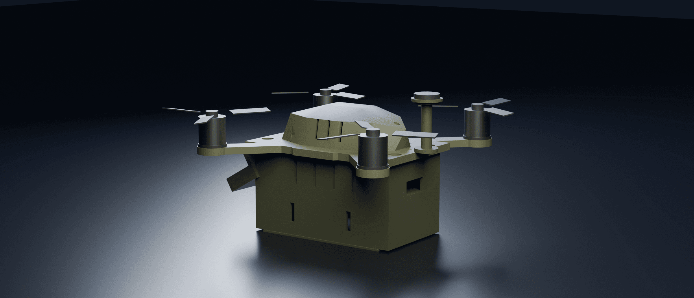 Three-quarter render of the Etak development airframe